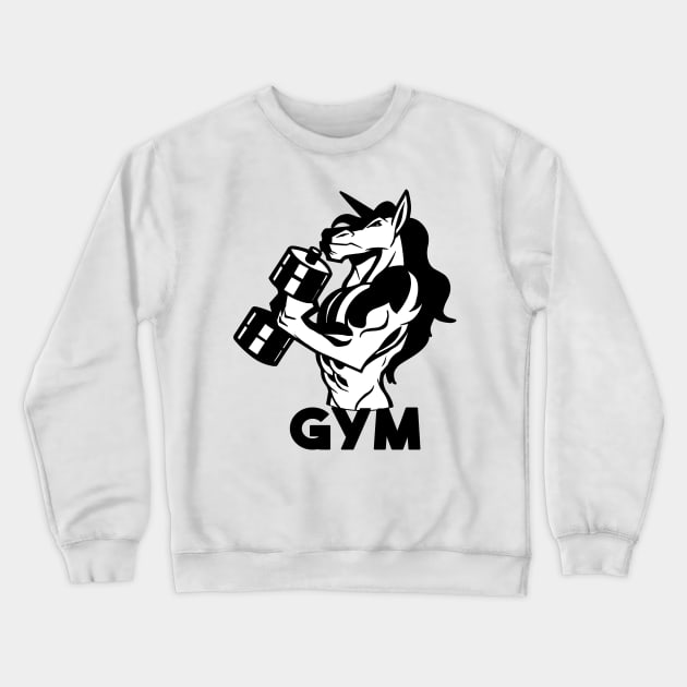 Best Gym Motivation Workout Fitness Bodybuilder Fun Crewneck Sweatshirt by KK-Royal